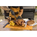 PIT BOSS - NEW! PB BBQ Pit Master Kit (inclus: Griffe à viande x2, Pince à membrane de RIB, Thermomètre à viande sans fils , 10 gants en nitrile, bouteille à spray,  couteau à Brisket, et son étui, couteau à découper x2 et étuis 