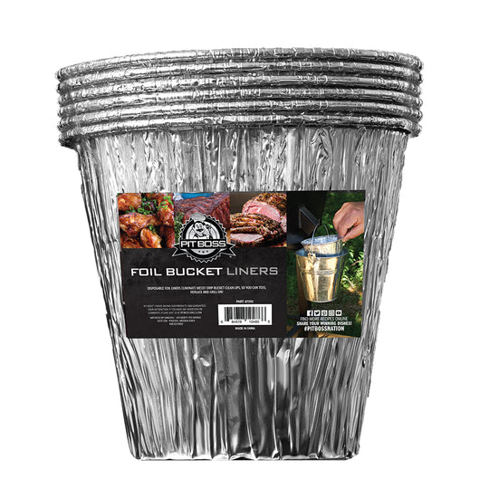 Pit Boss - Foil Bucket Liner - 6 Pack