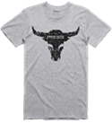 Pit Boss - Bull T-Shirt, Grey Heather - Men's LG 