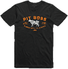 [40572] Pit Boss - Grilling Master T-Shirt, Black - Men's LG 